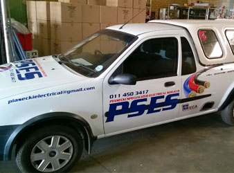 vehicle branding electrician vehicle