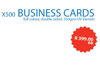 business cards R399.0ea