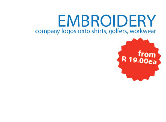 embroidery Johannesburg