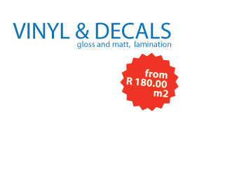 Vinyl media from R 180 per running meter